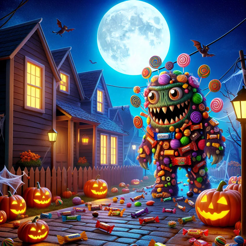 Cukierkowy potwór z Halloween
