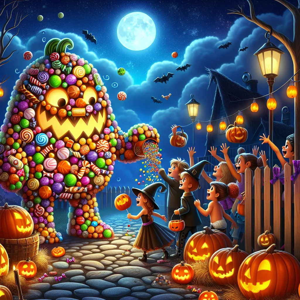 Cukierkowy potwór z Halloween
