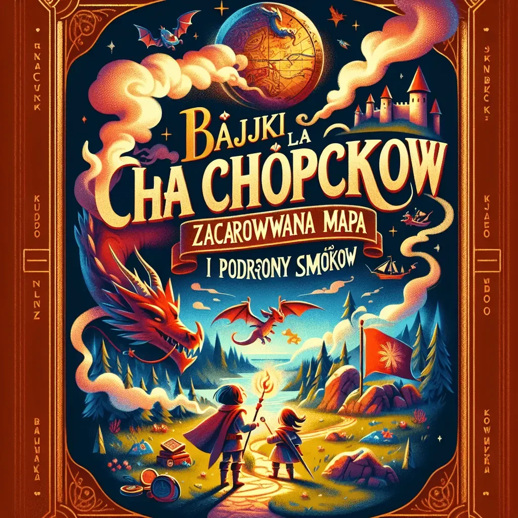 Bajki dla chłopców: Zaczarowana mapa i podróż do krainy smoków