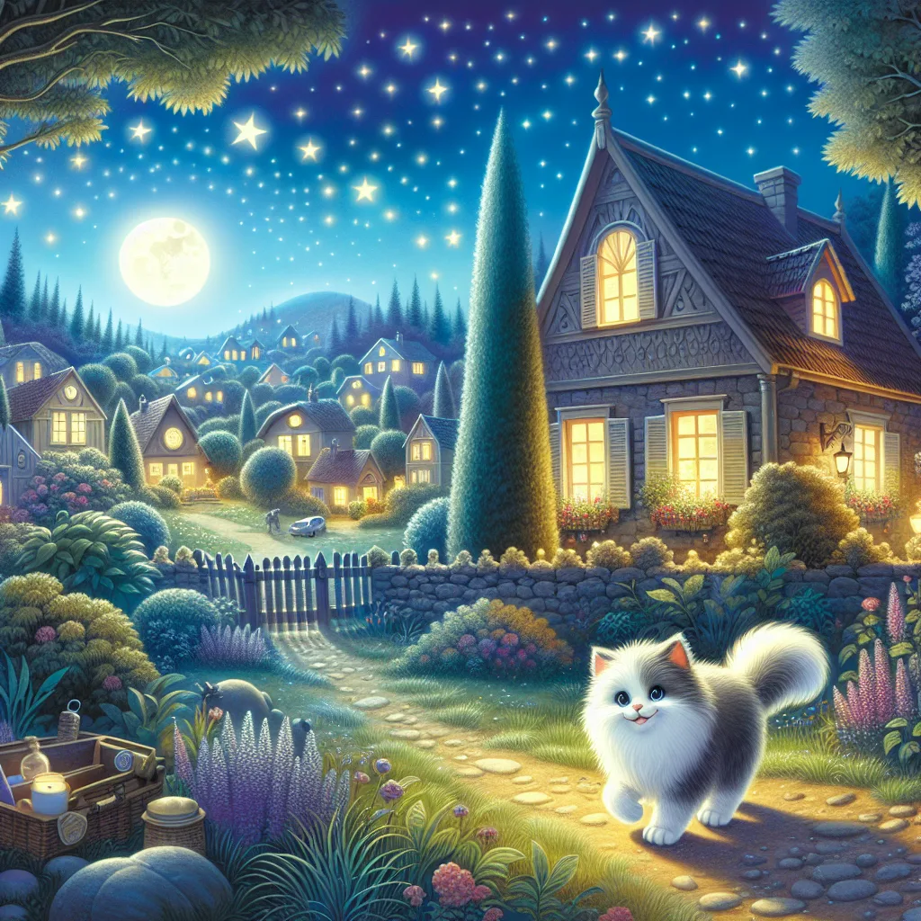 Bajki na dobranoc: Nocne wędrówki księżycowego kota