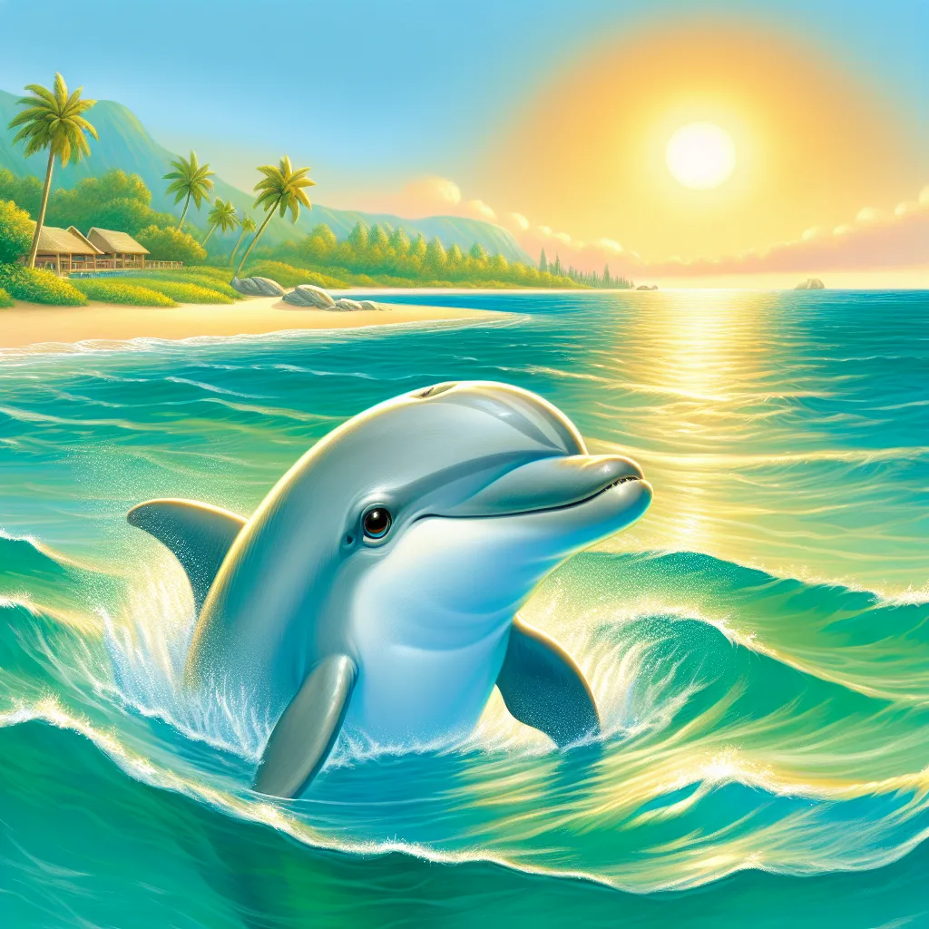 Morski przyjaciel delfin