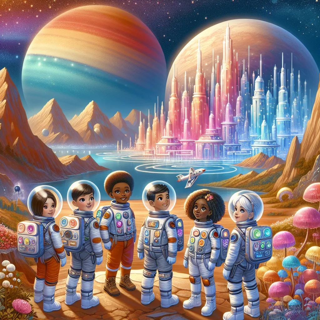 Bajka kosmiczna: Wyprawa na planetę Księżycowych Elfów