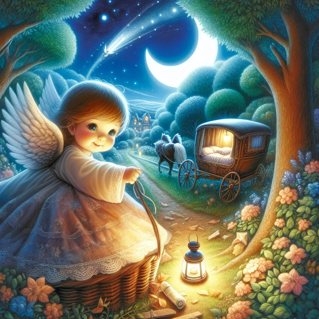 Bajka na dobranoc: Mały aniołek i nocne podróże
