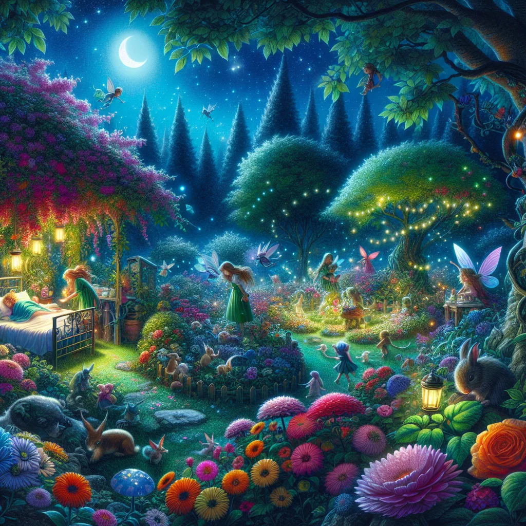 Bajki na dobranoc: Noc w magicznym ogrodzie