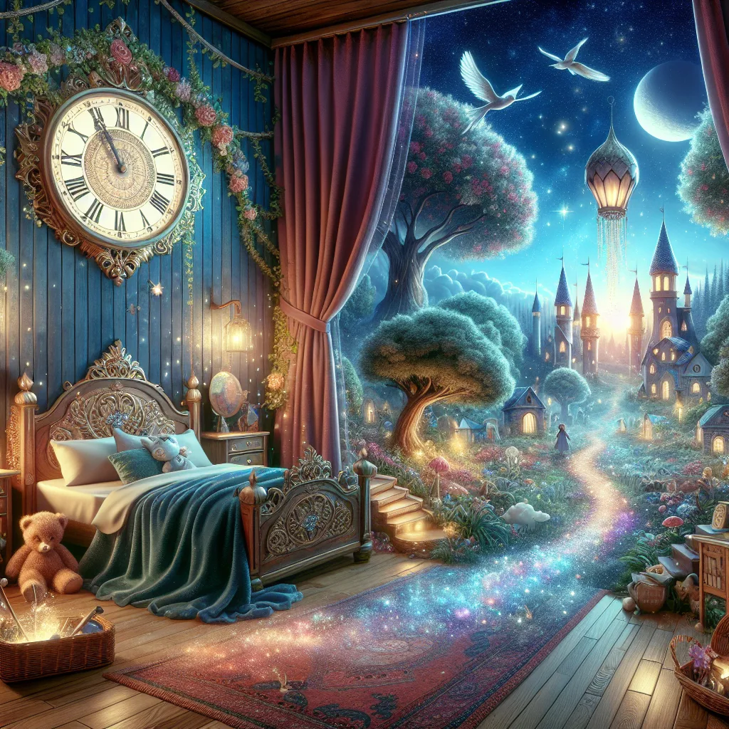 Bajka na dobranoc: Magiczny zegar i podróż przez sny