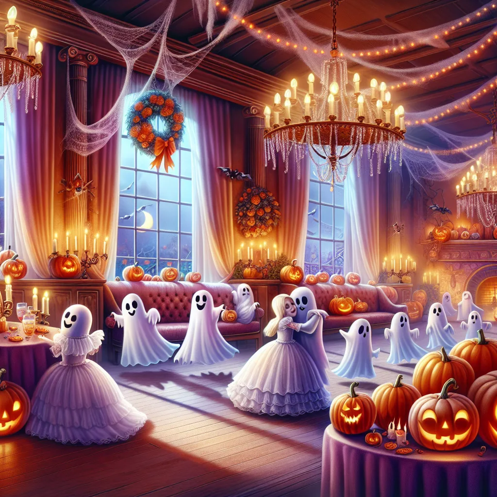 Halloweenowy bal duchów