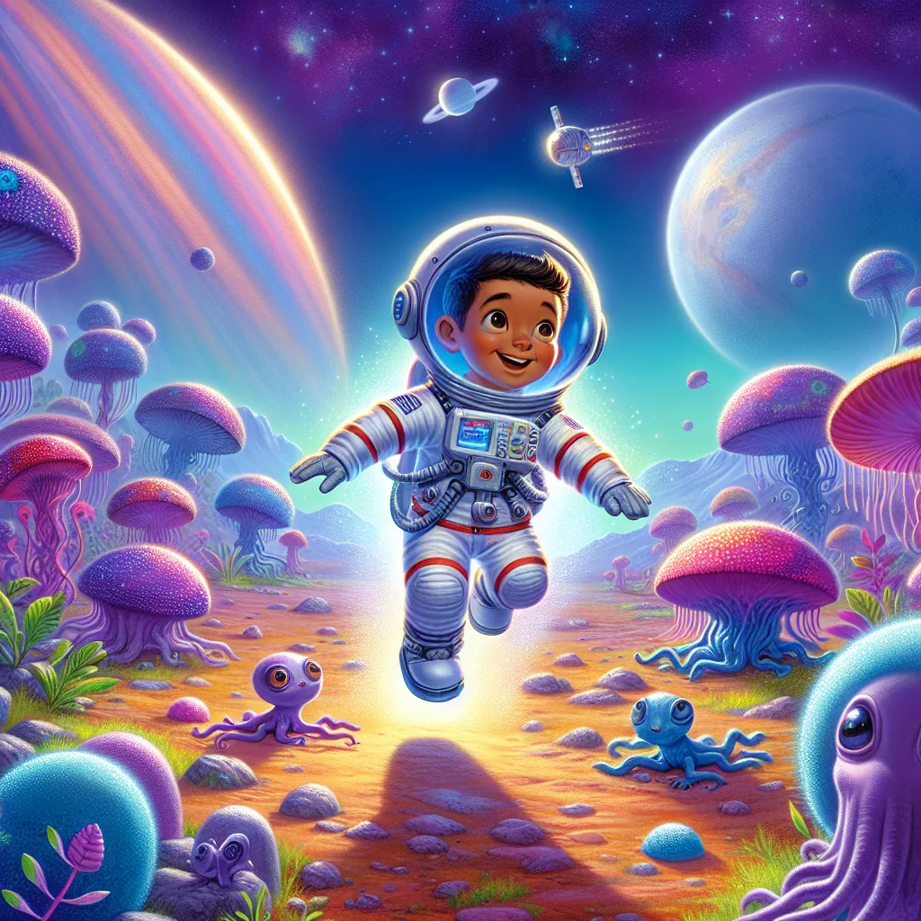 Bajka kosmiczna: Mały astronauta i podróż na planetę przyjaźni
